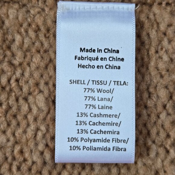 Parrish LA Wool Cashmere Cardigan Sweater Thick - Picture 4 of 12